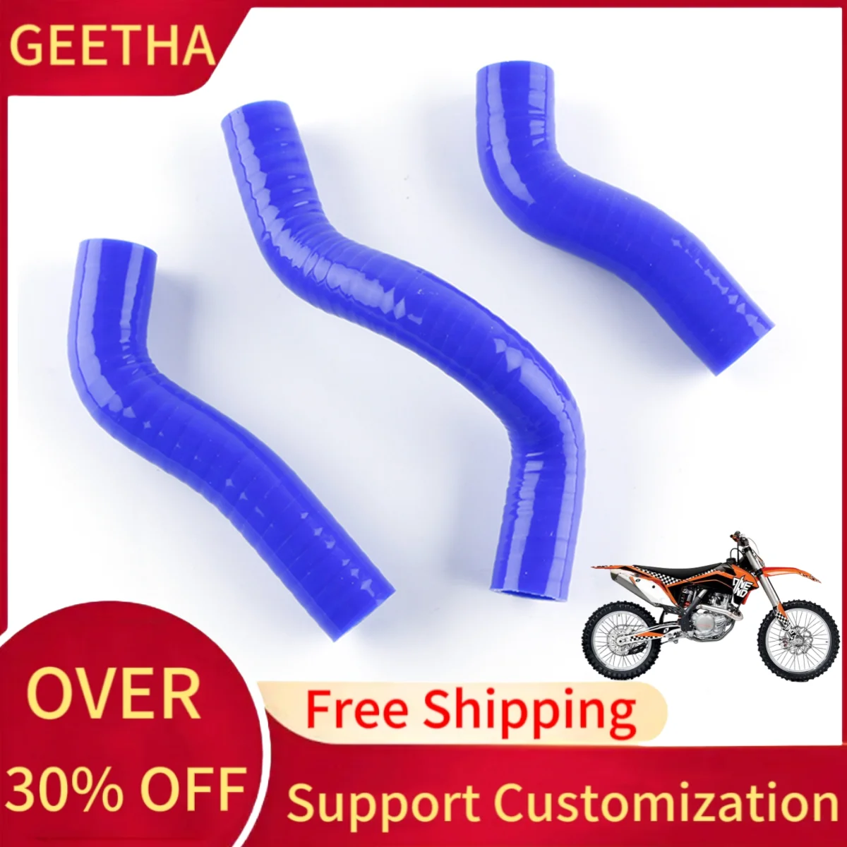 

For KTM 250SXF SXF/SX-F/XC-F/XCF-W 2011-2012 11 12 Motorcycle Radiator Silicone Hose Pipe Kit