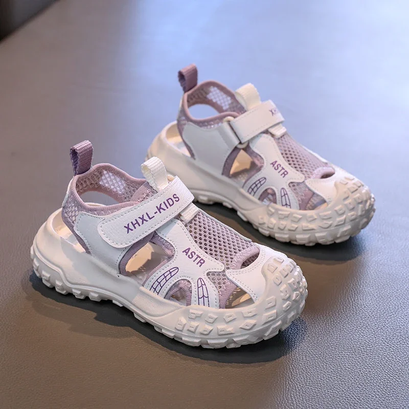 Kids Summer Mesh Breathable Hollow Out Sandals