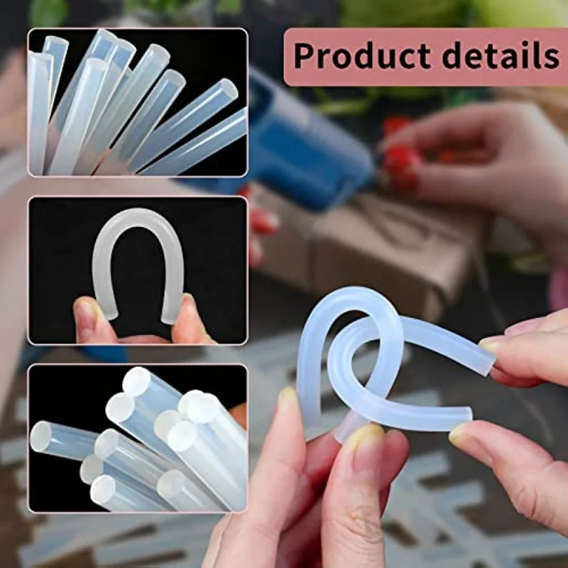 Hair Extension Glue Stick 50pcs Mini Hot Glue Sticks Compatible With Most Glue Guns Multipurpose For ArtCraft DIY And Most Gluing Projects