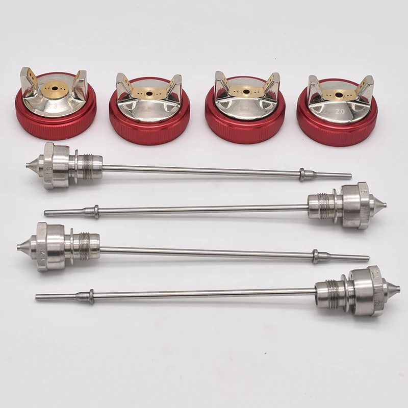 Пистолет-распылитель LVLP R500 1,3/1,5/1,7/2,0 мм, набор игл и колпачков для распыления краски, инструмент для распыления краски автомобилей