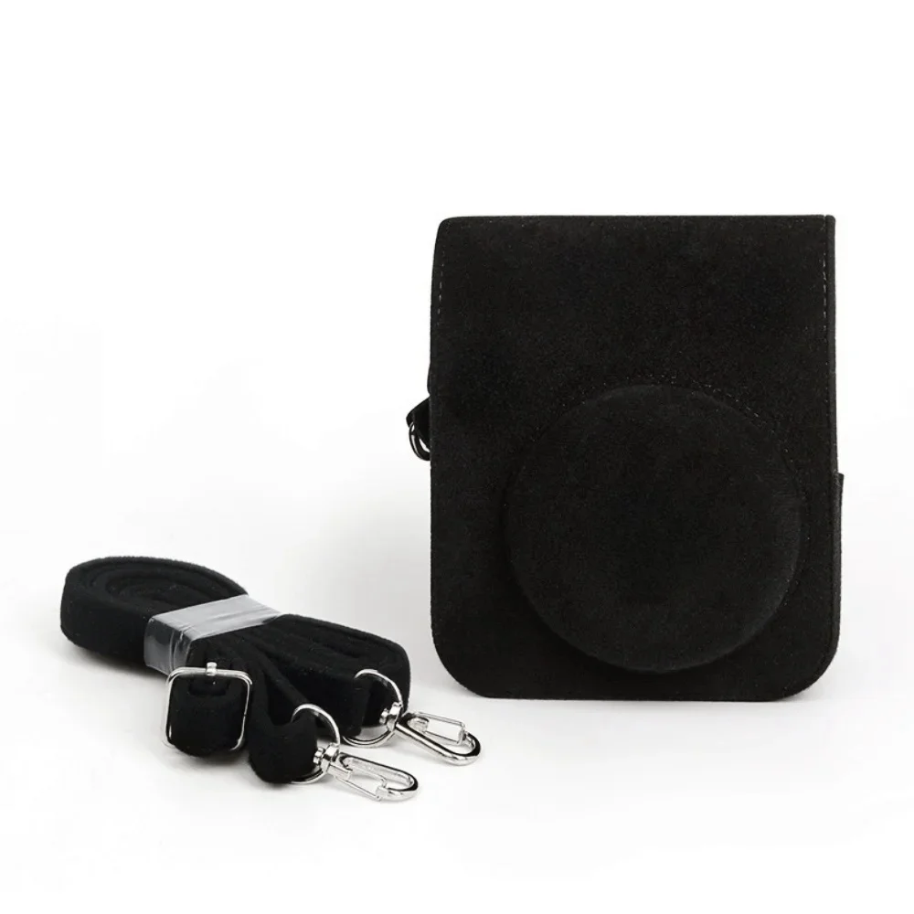 DIY Felt Camera Bag For Fujifilm Instax Mini 12 Portable Carry Travel Protective Case cover With Adjustable Shoulder Strap camera storage case