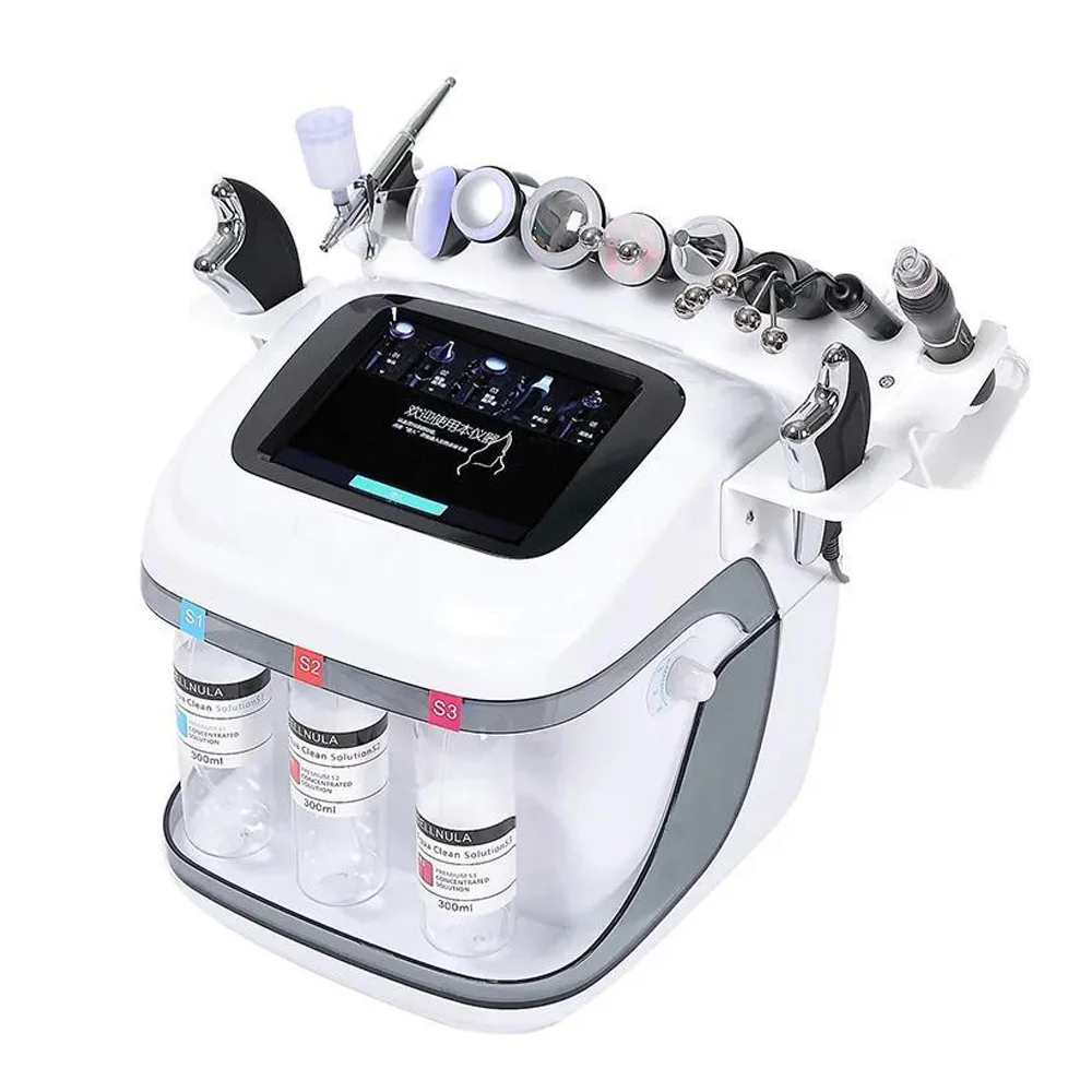 10 in 1 Water Oxygen Jet Peel Beauty Skin Cleansing Facial Cleansing Machine Facial Machine Water Aqua Peeling
