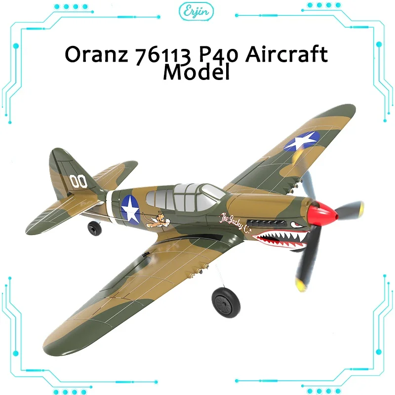 Olanz 76113 P40 Aereo Telecomandato P40 Aereo Ad Ala Fissa Modello Di Aereo Da Combattimento Giocattolo Elettrico Aereo In Schiuma Telecomandata
