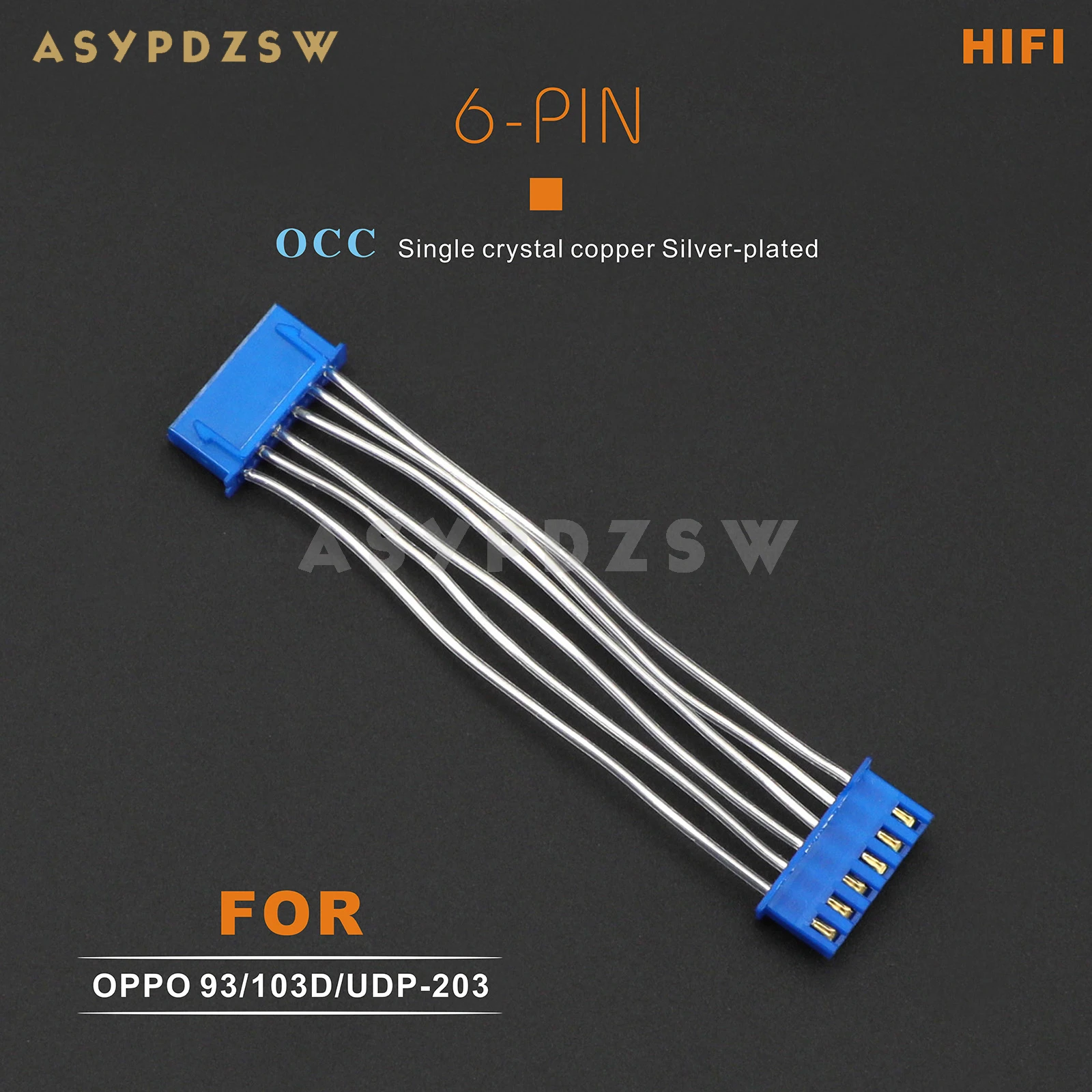 Cavo Di Alimentazione Di Simulazione Digitale A 6 Pin Hifi Occ Silver-Plate Per Oppo 93/Bdp-103D/Udp-203