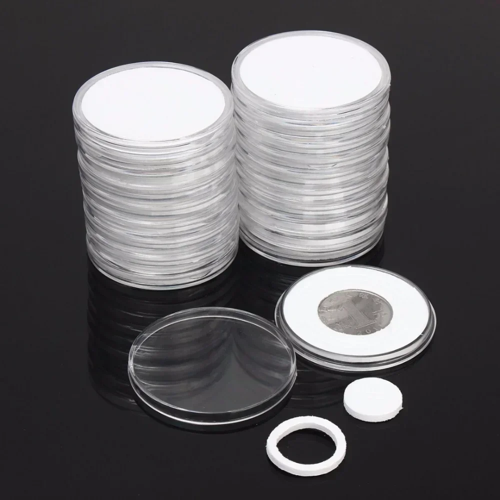 20pcs 동전 수집 상자