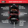 22-inch Smokey Mountain Cooker, Charcoal Smoker,Black 4