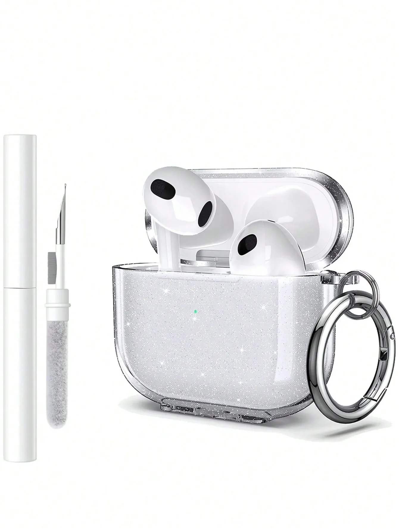 thumbnail image 1 of Funda para Apple Airpods Pro/Pro2, accesorios para auriculares, auriculares inalámbricos con Bluetooth de silicona con Kit de limpieza para Airpods 3/4, 1 of 5