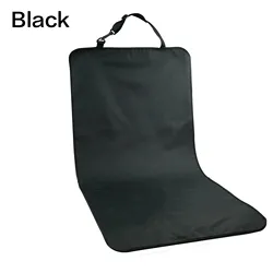 Waterproof Car Back Seat Pet Protector Mat - Rear Safety Travel Cover (Black)