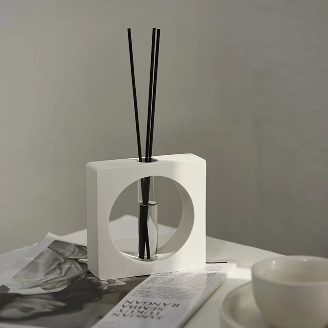 Geometric Aroma Diffuser Bottle Modern Room Decor Essential Oils Diffuser Bottle Empty Home Perfume Diffuser Sticks With Bottle 6