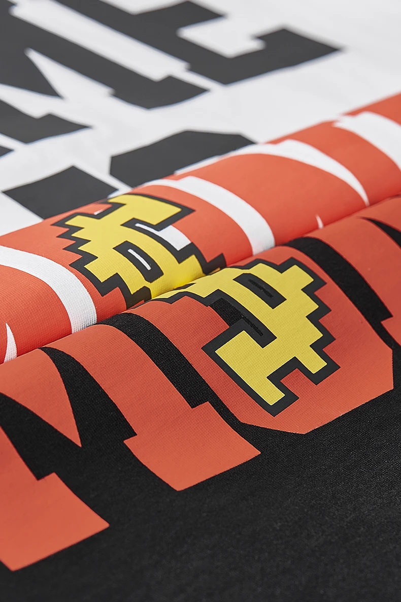 INFLATION Glow-in-the-Dark Doberman Print T-Shirt American Streetwear Loose Fit 100% Cotton Short Sleeve for Men