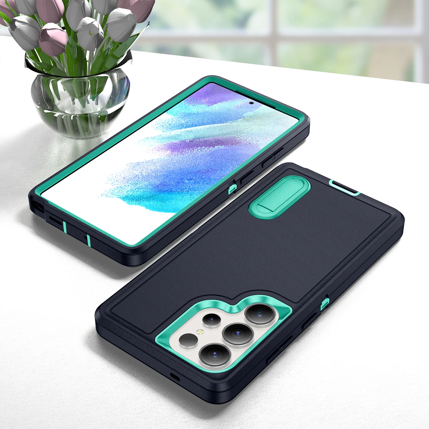 Advanced Anti-Shock Stand Phone Case with Enhanced Durability