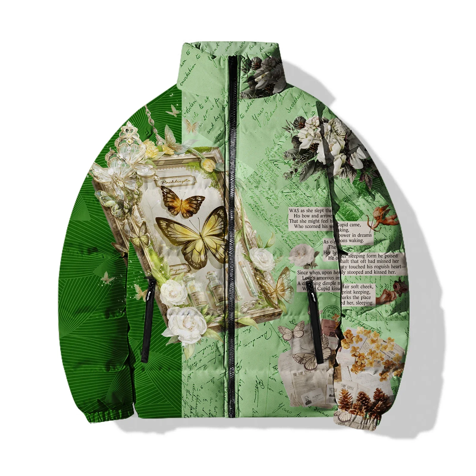 thumbnail image 1 of Sudadera con capucha de otoño para hombre, ropa Y2k, sudadera con capucha con estampado de cigarra y mariposa, sudadera con cremallera y ropa cómoda para primavera y otoño, 1 of 5