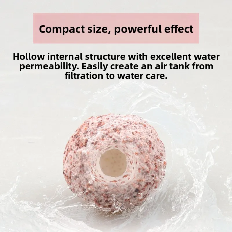 Nanometer Hollow Quartz Ball Aquarium Niten Bacteria Cerc Ring Water Purin Filter Material Drop Flow Box Usage