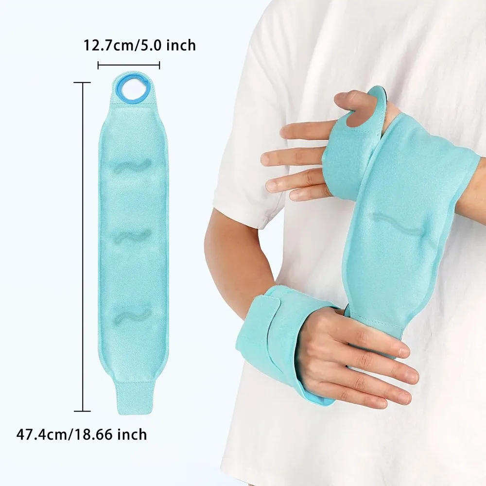 Adjustable Cold Gel Wrap Sports Ice Pack Joint Muscle Soreness Relief Reusable Waist Shoulder Neck Cold Gel Wrap Sports Ice Pack 6