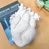 Heart Shape Flower Vase Resin Vase Dried Flower Container Vases Pots Body Sculpture Desktop Flower Pot Home Decoration Ornaments 3