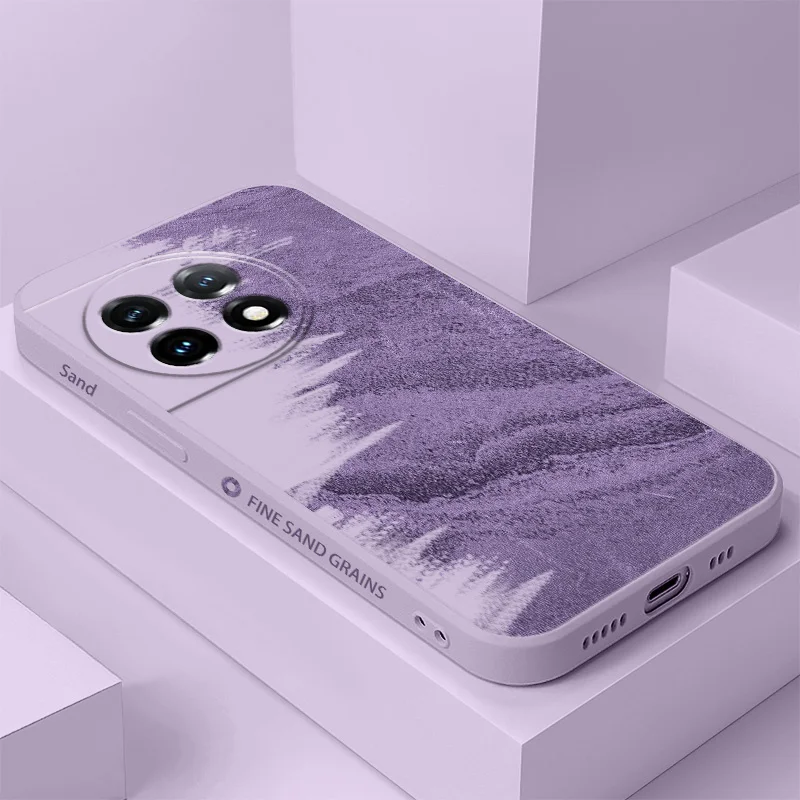 Textured Sand Liquid Silicone Phone Case