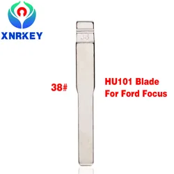 XNRKEY – clapet pliable HU101 Type #38, en métal vierge non découpé KD/VVDI/JMD pour Ford Fusion Focus Mondeo Changan, 10 pièces 