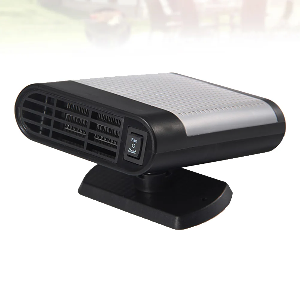 

Mini 12V Car Defroster Heater Electric Vehicle Heating Fan Windshield Demister Defroster (Black)