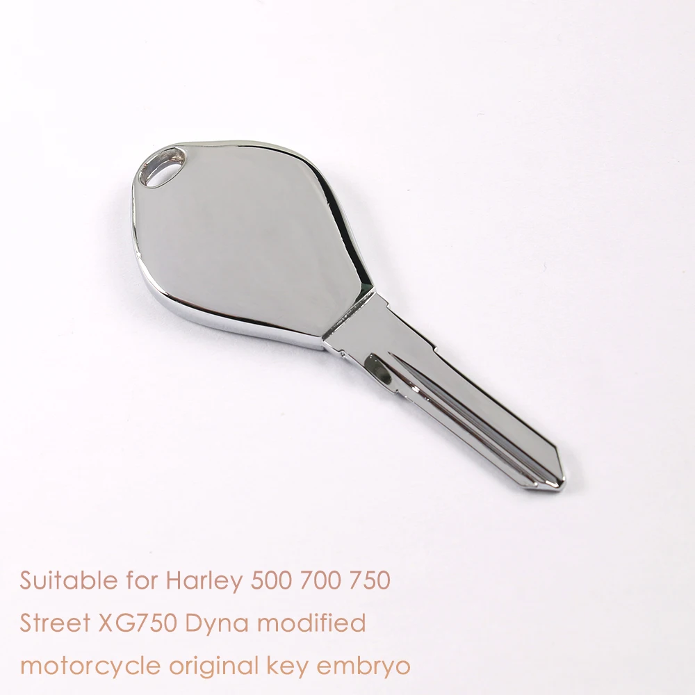 1 Piece Alloy Key Blank for Motorcycle Harley Davidson 500 700 750 Street XG750 Dyna Key Embryo Blanks (all-in-one-shaped)