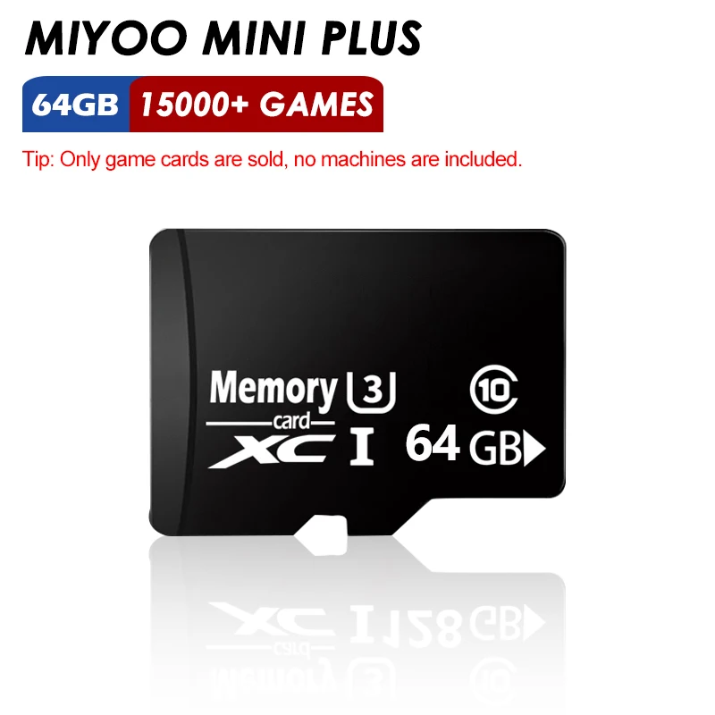Miyoo Mini Plus SD Card 32G 64G 128G SD/TF Flash Card Built