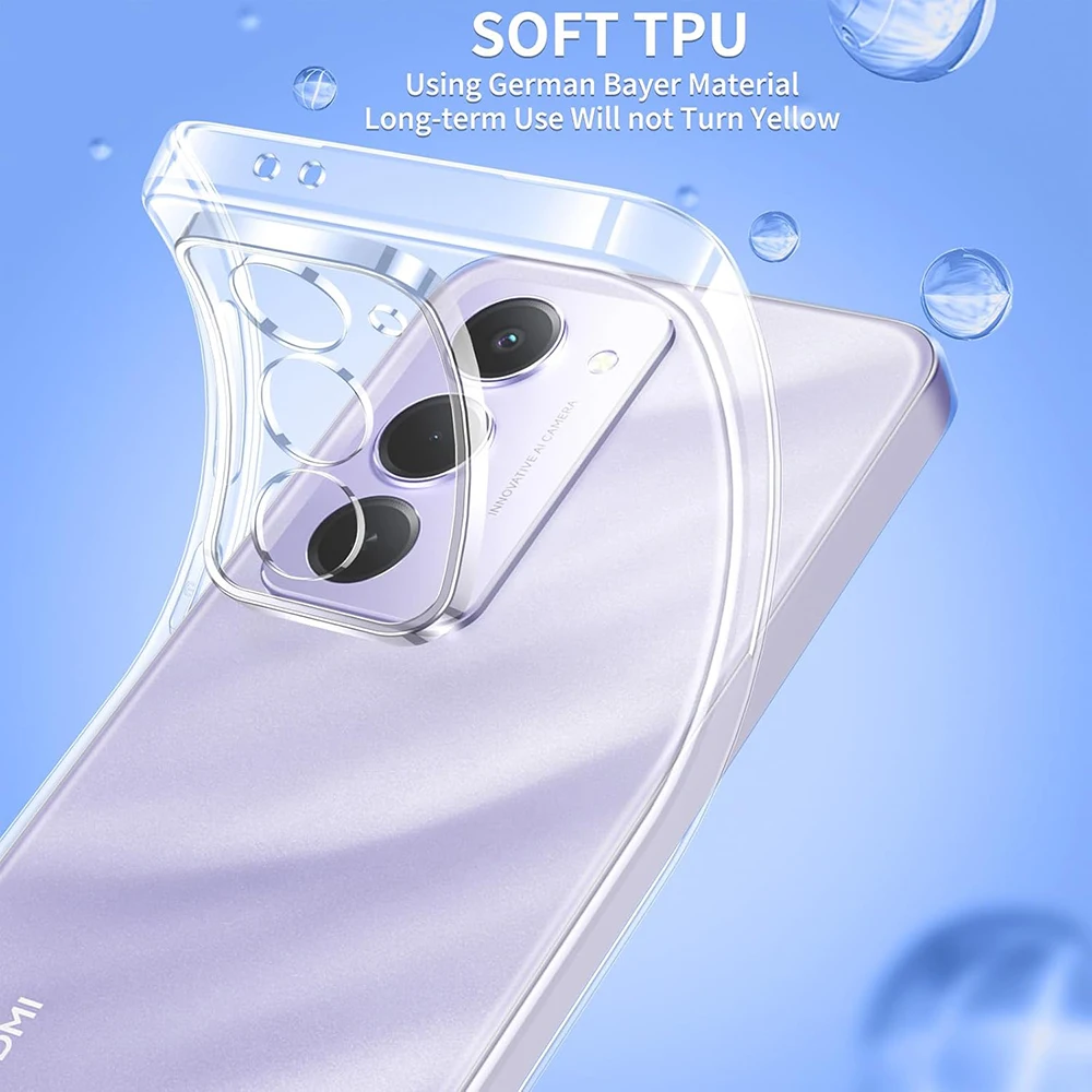 Ultra Thin Transparent Shockproof Silicone Phone Case