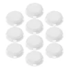10 Pcs Piggy Bank Vinyl Supplies Money Pot Savings Box Bottom Cover Round Stoppers Replacement White Plug Caps 6