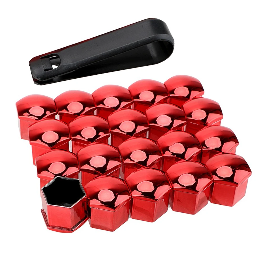 

20x Universal 19mm Car Tyre Wheel Hub Cover Protection Cap Screw Hub Wheel Wheel Nut Cap Easy To Install