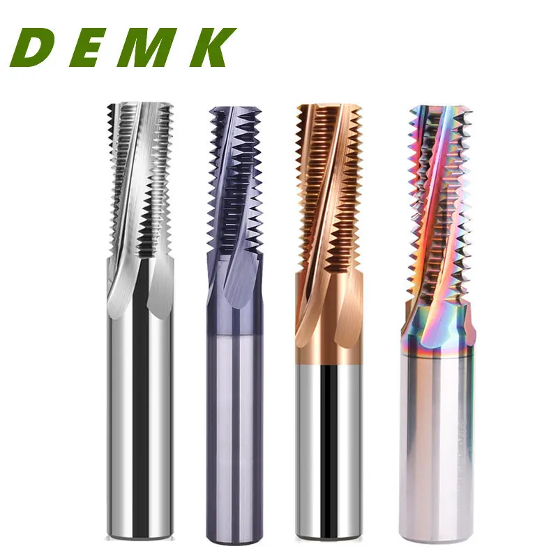 Thread milling cutter Coated Solid Carbide Full Tooth ISO Inch G RC NPT