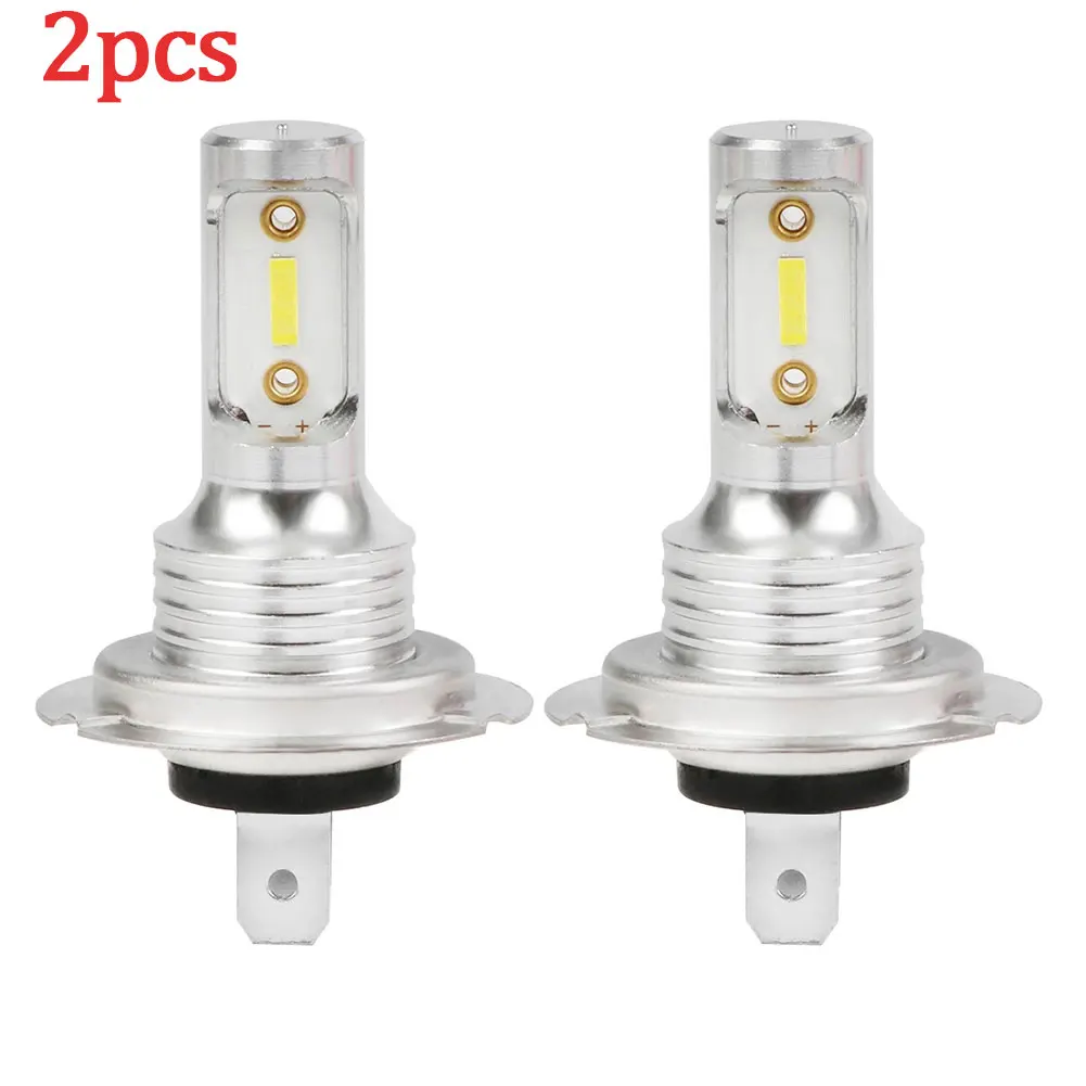 2Pcs Super Bright H7 H4 LED Car Headlight 110W 8000LM 6000K Hi Or Lo