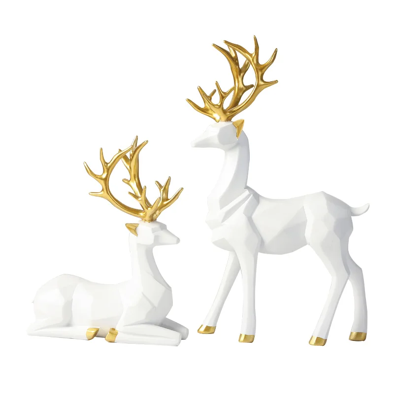 

YY Nordic Style Elk Decoration Home Decorations Creative Living Room Crafts