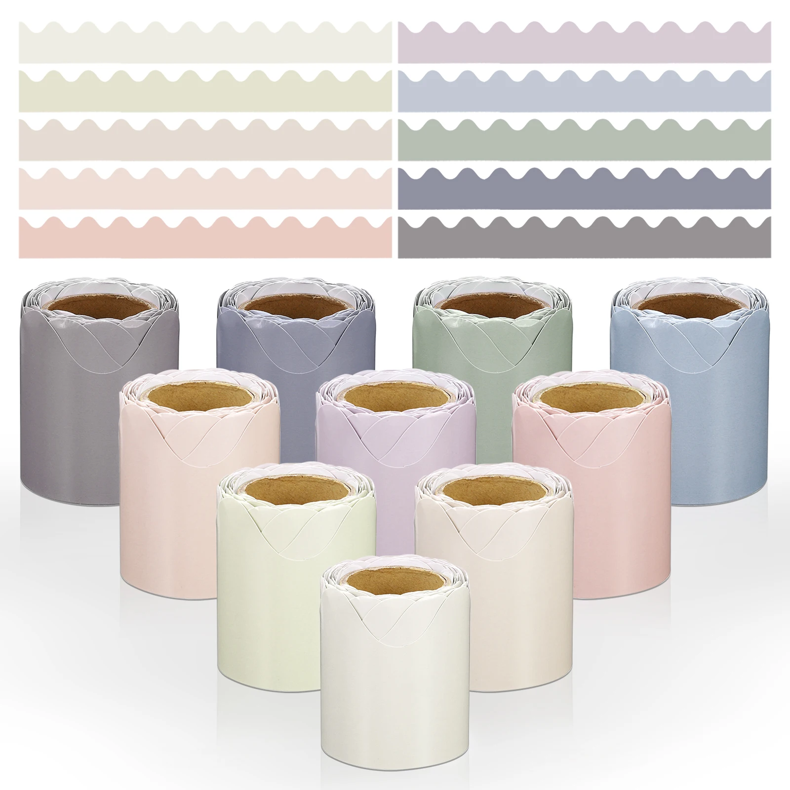 Bulletin Board Paper Border 10Rolls