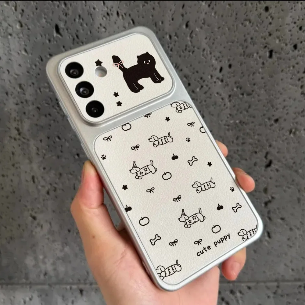 Charming Cat Design Silicone Phone Case