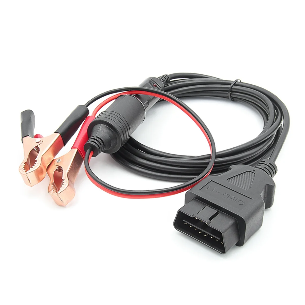 

Автомобильный Кабель OBD II ECU для аварийного источника питания, автомобильный диагностический кабель, устройство для экономии памяти с зажимом типа «крокодил»