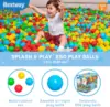 Plastic Play Balls 250ct | for Indoor Play, Ball Pit, Bouncers, Multicolor