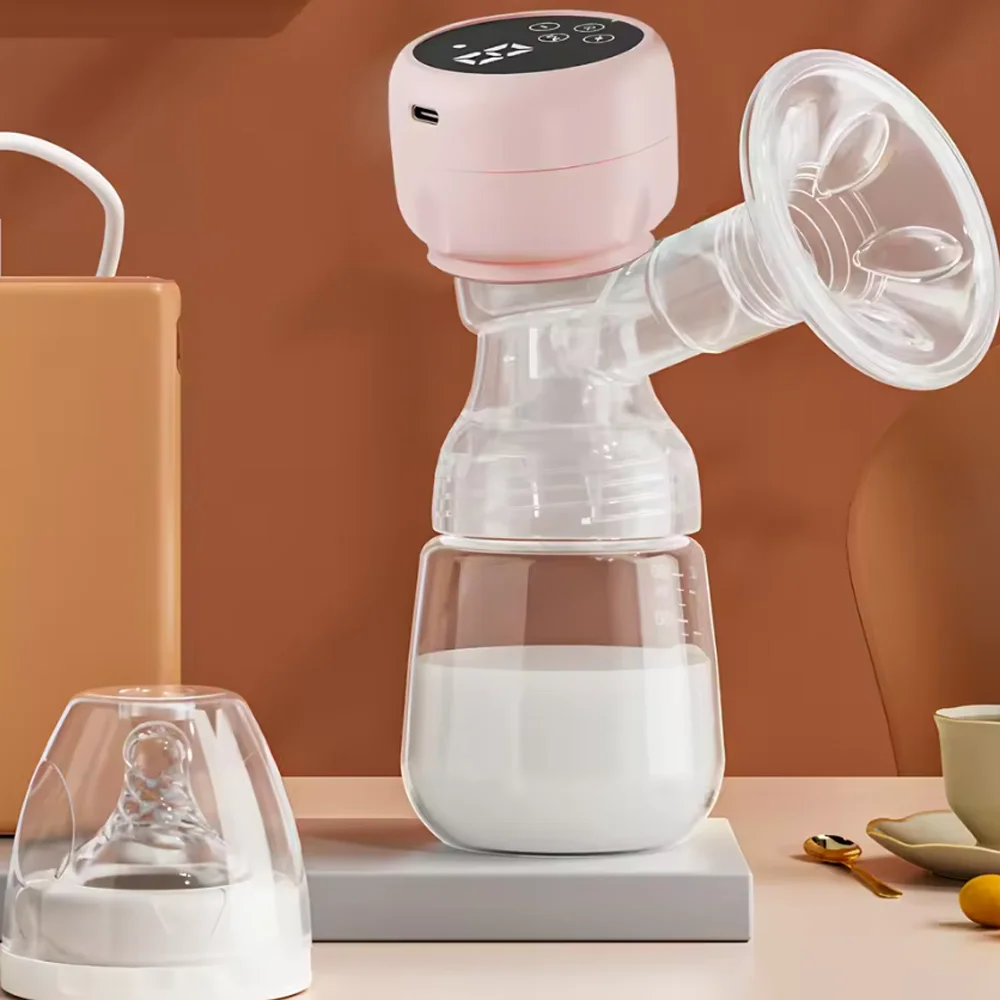 Electric Breast Pump Intelligent High Suction Silent Extractor_voghion.com