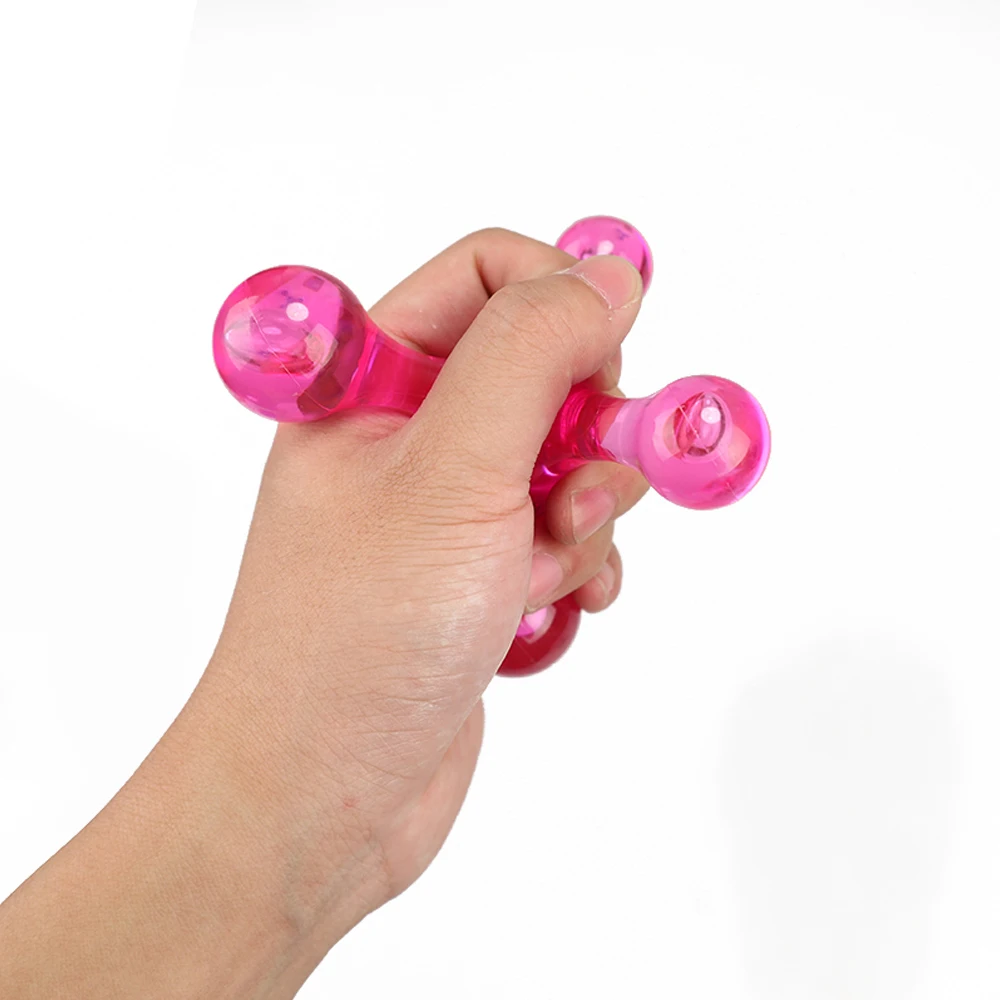 1Pcs Hand Held Massagers Tools, Back Deep Tissue, 4-Legged Acupressure Gentle Self Massager Trigger Pressure Point_voghion.com
