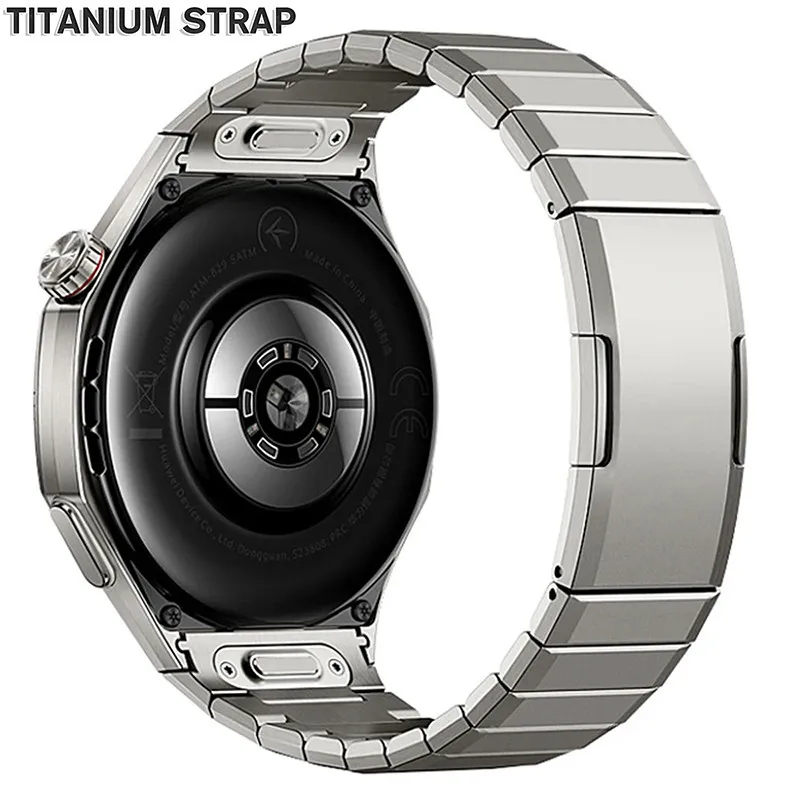Luxury No-Gaps Titanium Quick Release Metal Bracelet Strap