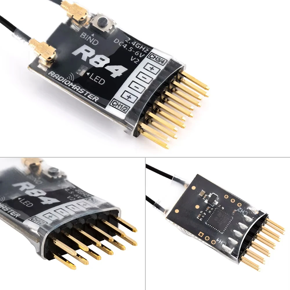 Récepteur RC R88 V2.0 R86C V2.0 R86 V2.0 R81 R84 V2.0 pour Radiocommande