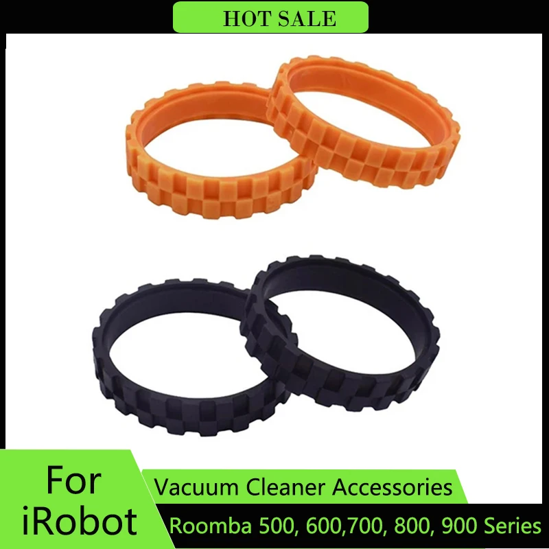 Pneumatici Per Ruote Irobot Roomba Serie 500, 600,700, 800 E 900,E5,I7, S9,Irobot 676,980,698 Accessori Irobot Roomba Antiscivolo