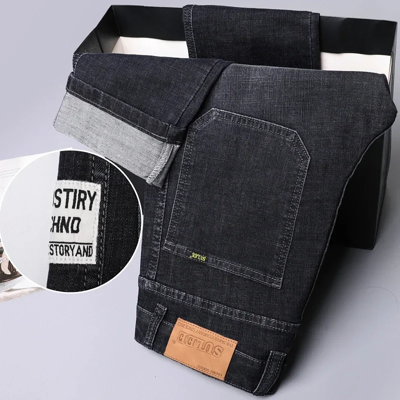 2025 Denim Jeans Men Straight Slim Stretch Men Pants  More Colors  Exclusive Design Casual  Vaqueros Hombre 3