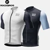 ROCKBROS Men's Cycling Jersey Summer Short Sleeve Quick-dry Bike T-shirt Riding Shirts Pro Team 3D Cut MTB Road Bicycle Clothes 1