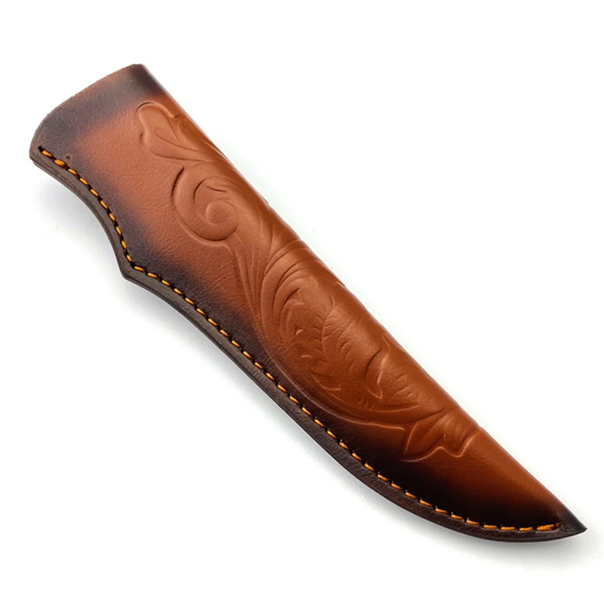 BAAU Cow Leather Straight Knife Sheath Outdoor Portable Scabbard Fixed Blade Cover Holders Pants Storage Bag 2Pcs