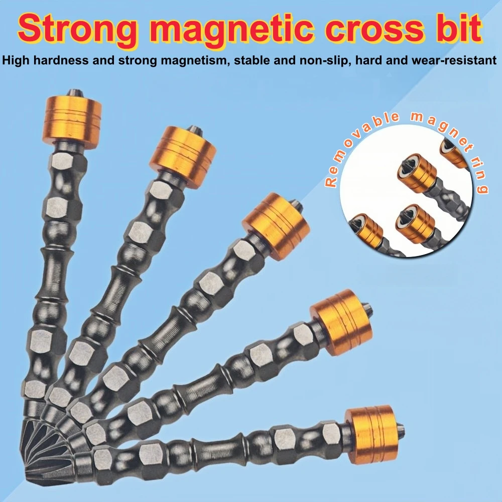 Magnetic Electric Screwdriver Bit with PH2 Hardness for Home Equipment Maintenance