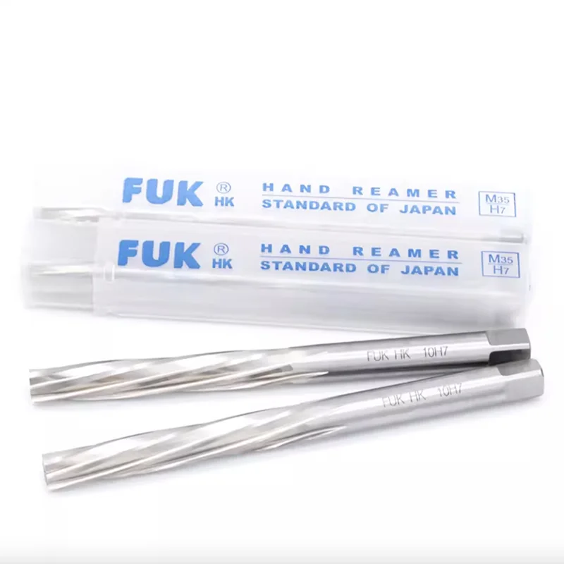 1pcs Japan FUK-HK HSSE M35 Metric/British  Hand Screw Reamer Square Head Reamer 3mm-16mm 1/8 9/64 5/32 3/16 1/4 5/16 3/8 1/2 5/8 5