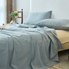 3Pcs 100%Cotton Solid Color Bed Sheet Set Baby Single size Grade A Breathable Soft Hotel 1Flat Sheet,2Pillowcases 2