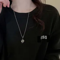 Collier avec pendentifs étoile en cristal brillant pour filles et femmes, chaînes de personnalité, Design esthétique, bijoux Y2k, 2023 6