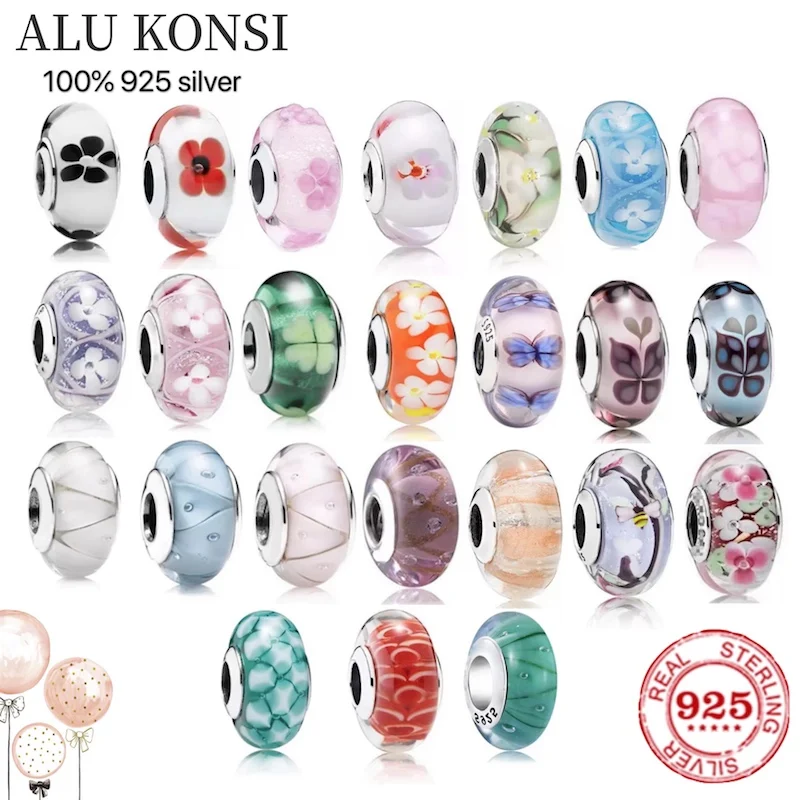 

Бусины из серебра 100% пробы для женского браслета