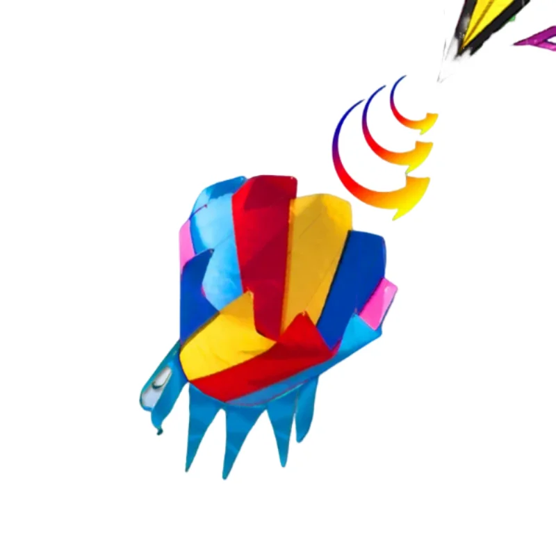 

free shipping large rainbow kite nylon windsocks kites toy for kids fly parachute kites butterfly volantines paper dragon kite