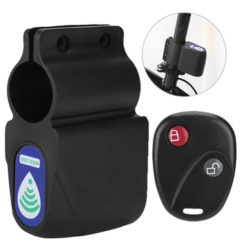 Anti Theft Bike Lock Cycling Security Lock Wireless Remote Control  Alarm  Alarm Lock Bike Wireless Lock Bike Lock 1