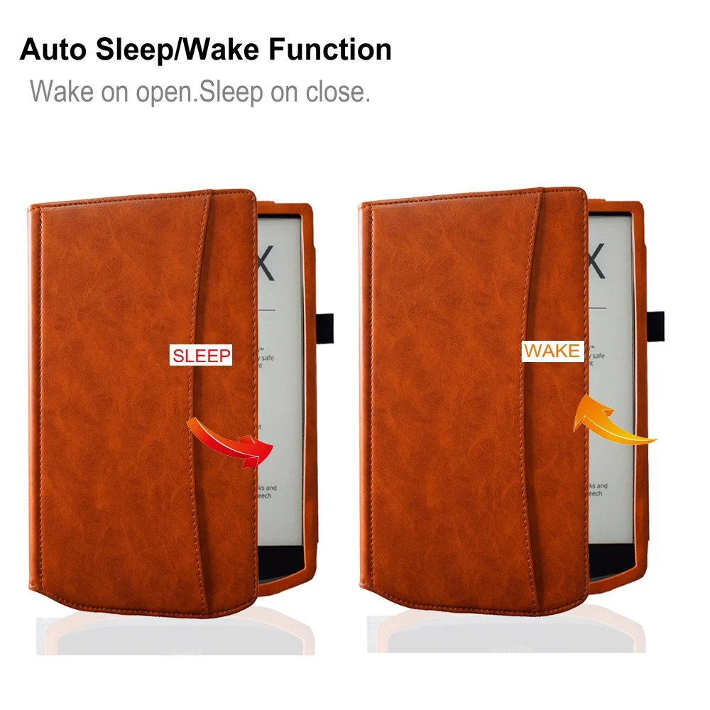 Capa de Couro Magnética 10.3 Pocketbook 1040 Inkpad x Pb1040 Ebook Auto Dormir Wake - Imagem 3